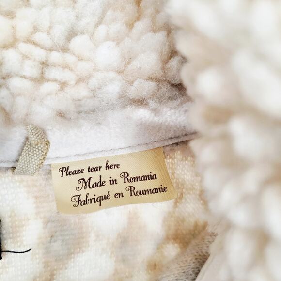 Levi's Made & Crafted Alpine Anorak Cozy Fleece Knit Sherpa Sweater Women's S - Picture 5 of 5